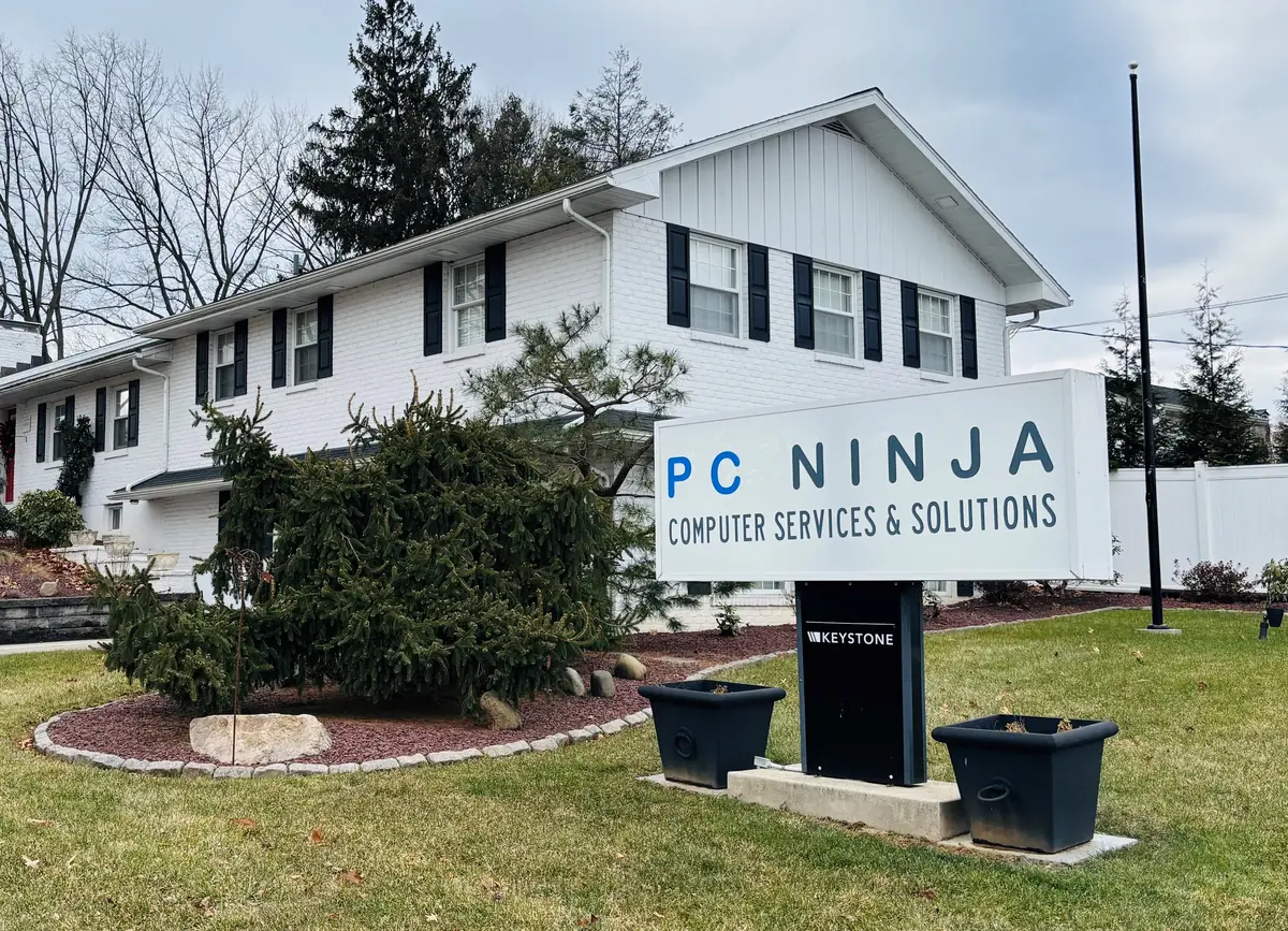 PC Ninja storefront at 1 Greenwood Mall in Wyomissing